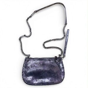 Madison West Metallic Purple Crossbody Bag